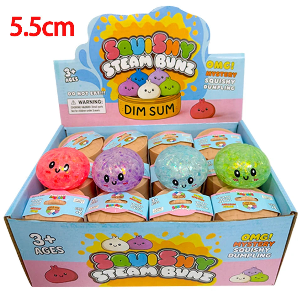 Colorful Dumpling Squishy Blind Box — Slow Rebound Dopamine Toy