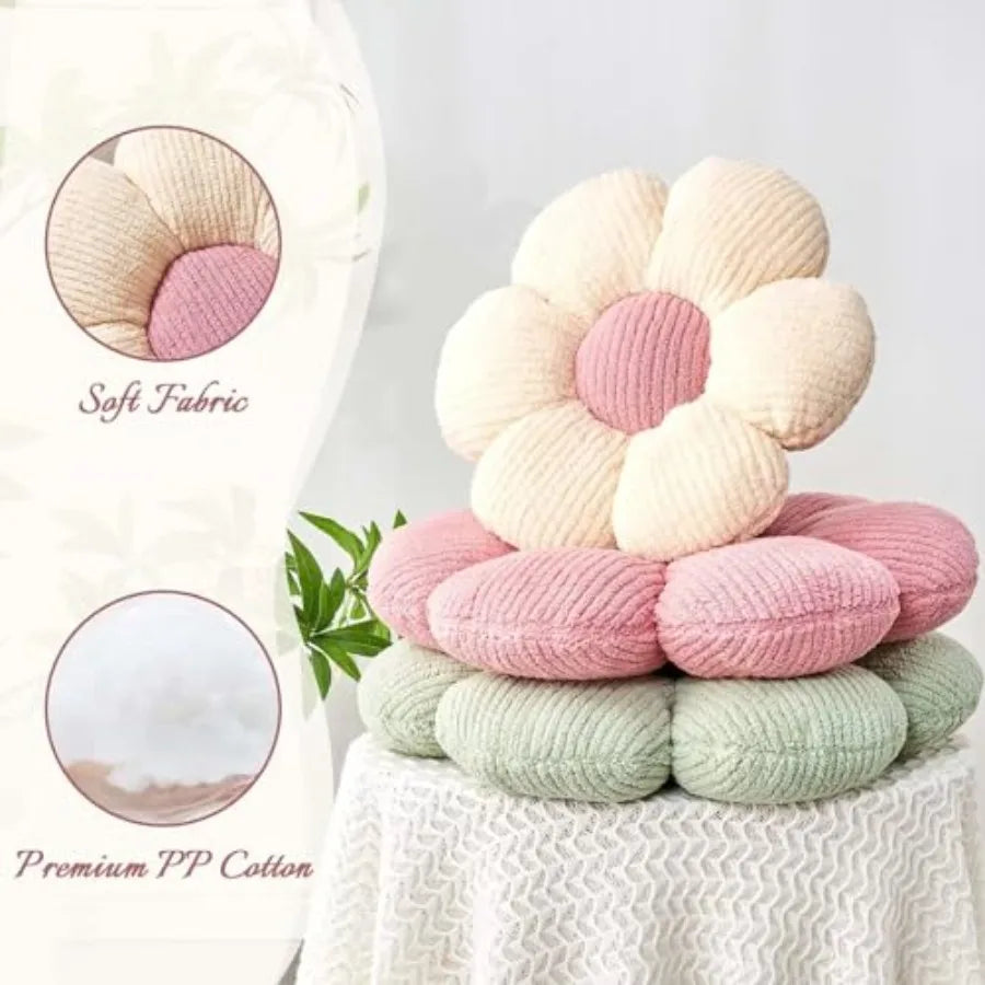 Flower-Shaped Floor Pillow