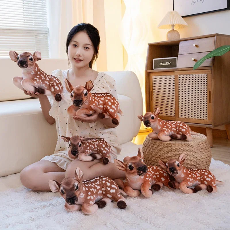 Lifelike Sika Deer Plush Toy