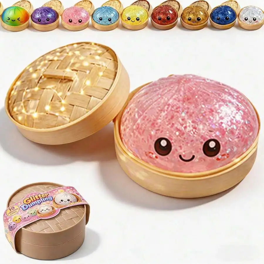 2026 Mystery Dumpling Squishy — Random Color Kawaii Bun