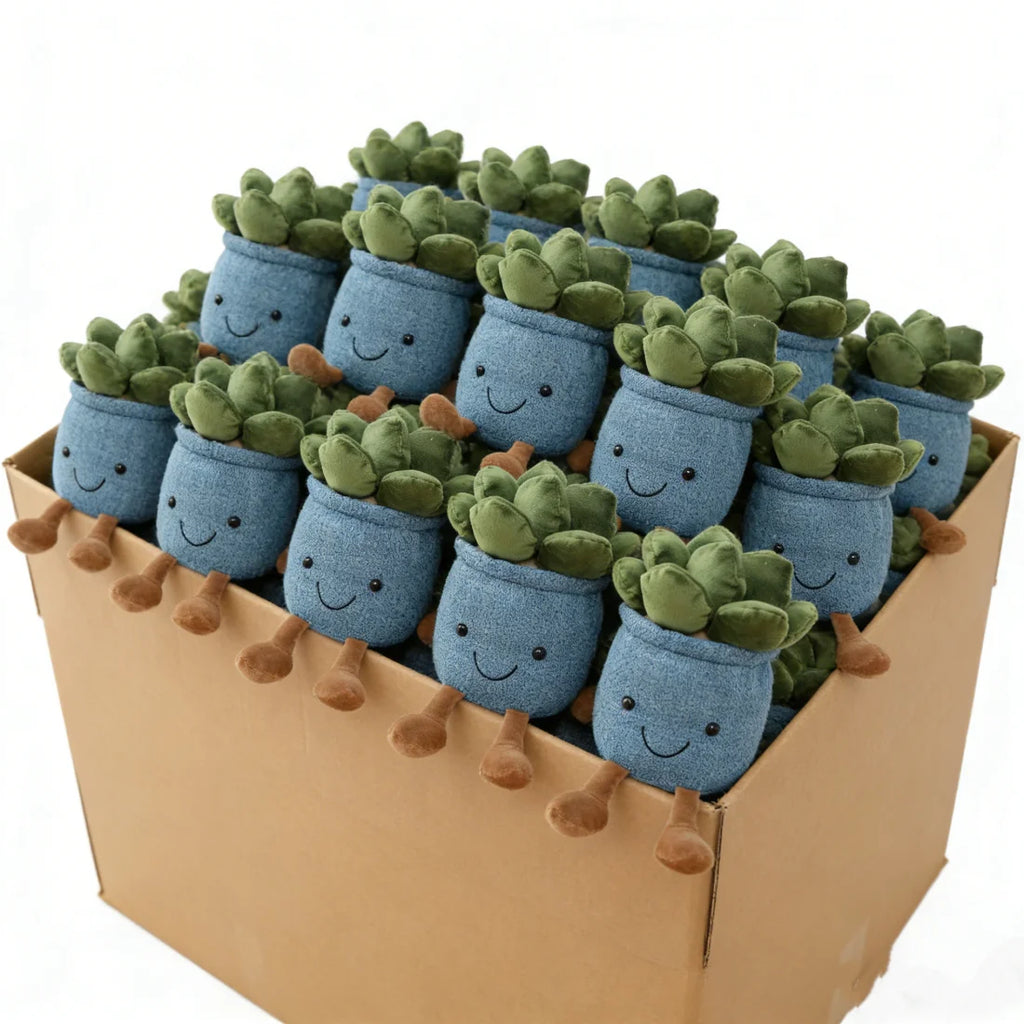 Succulent Plant Plush Pillow Set