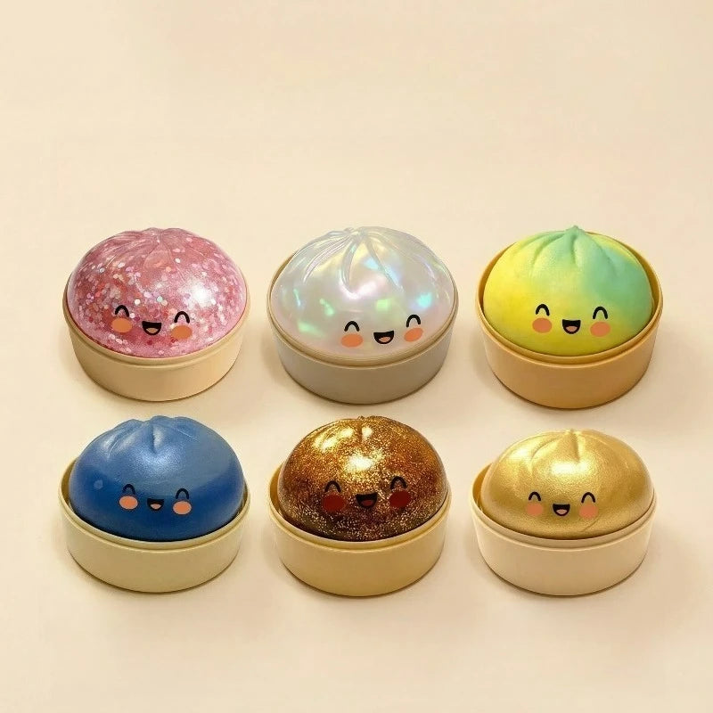 Glitter Dumpling Mystery Squishy — Surprise Style