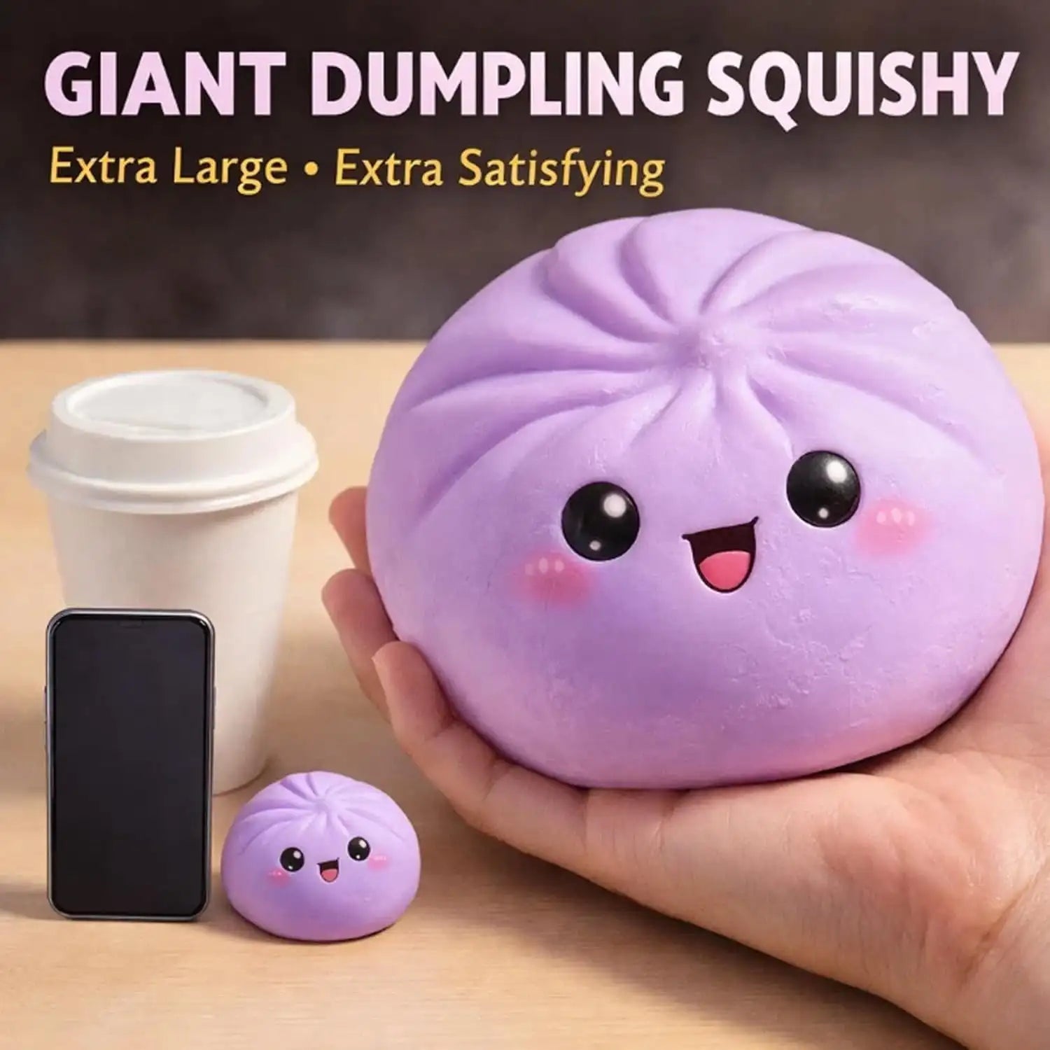 Crystal Clear Dumpling Squishy
