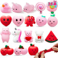 36-Pack Valentine's Day Mochi Squishy Toys — Stress Relief Party Favors