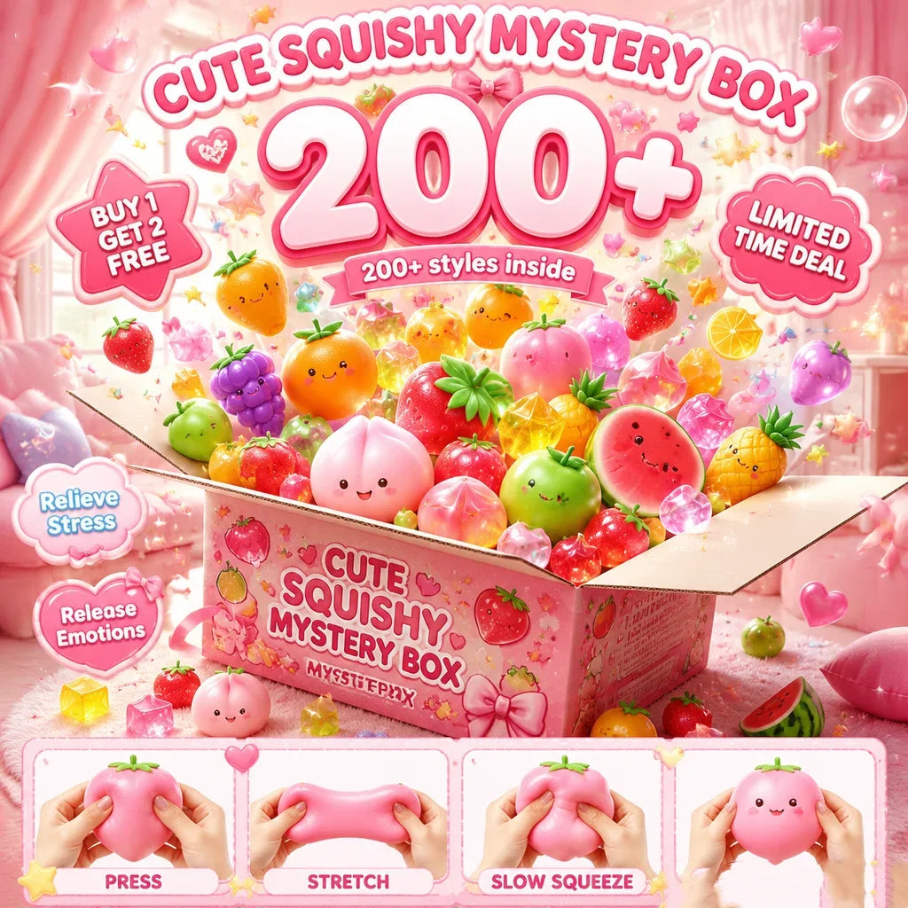 Surprise Squishy Blind Box — 200+ Styles Collection