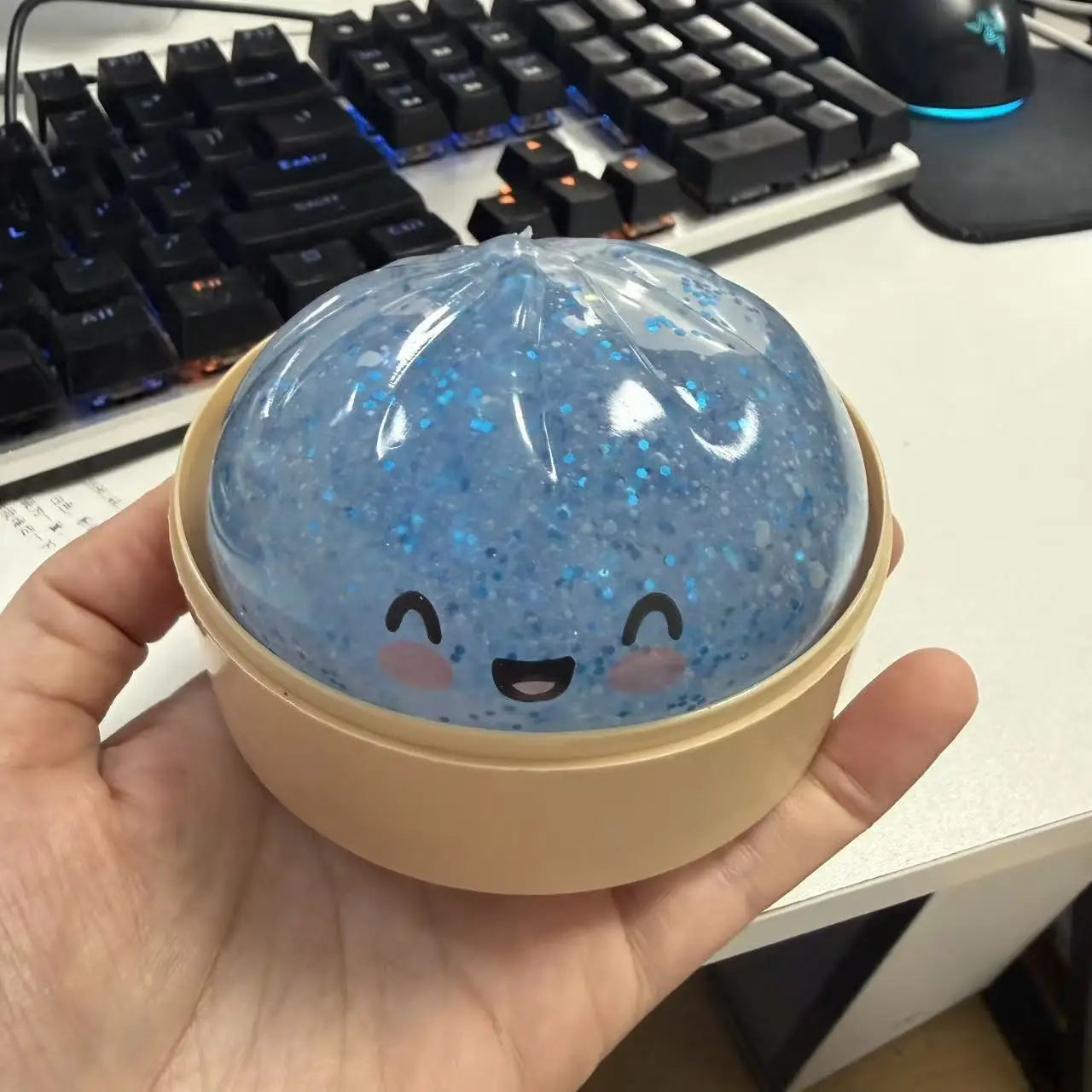 Glitter Dumpling Mystery Squishy — Surprise Style