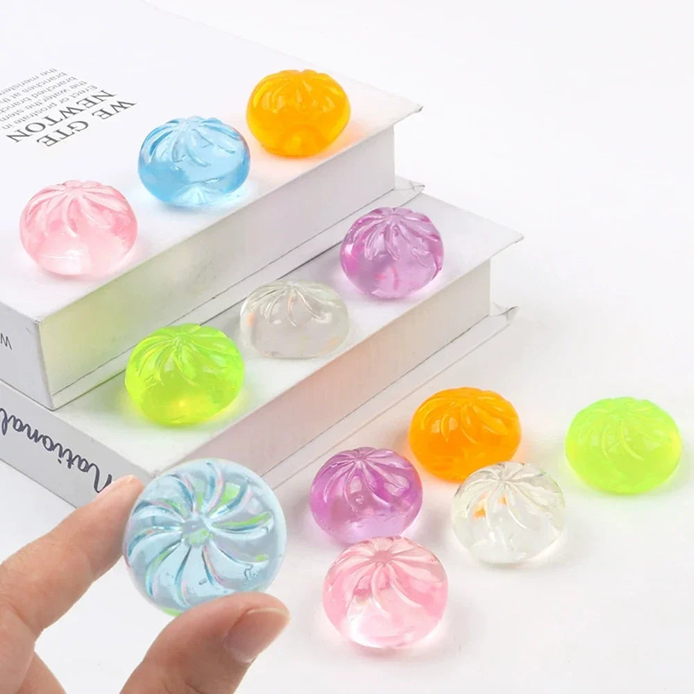 Mini Steamer Bun Squishy Set (5-Pack)