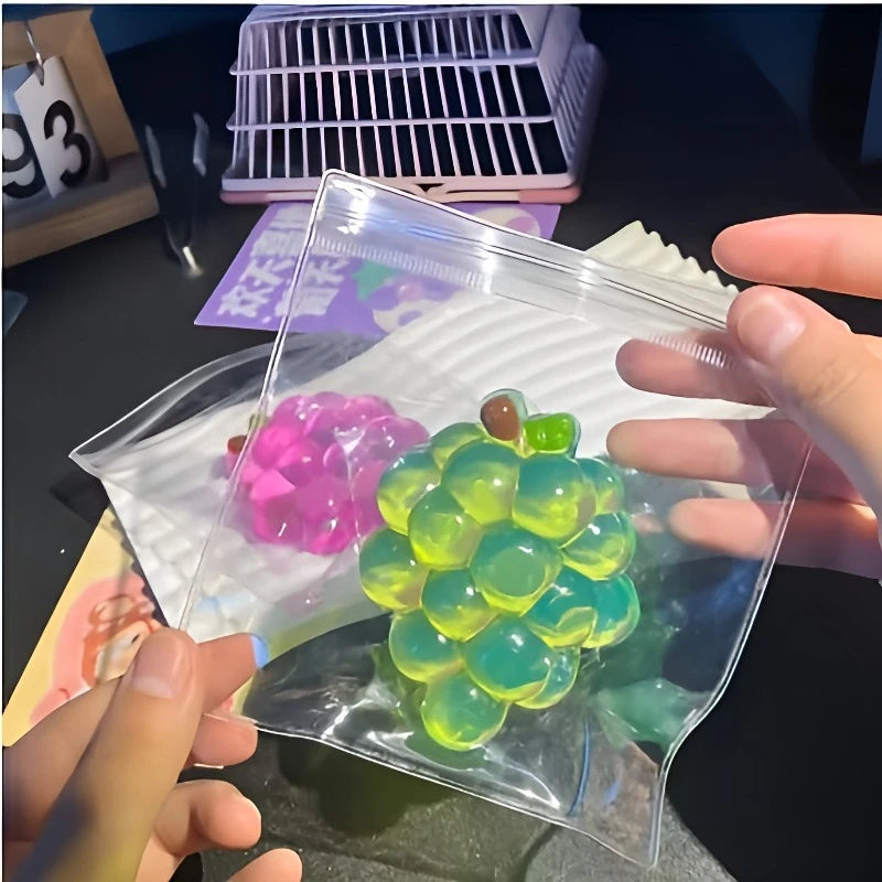 Squishy Grape Bunch Fidget Toy