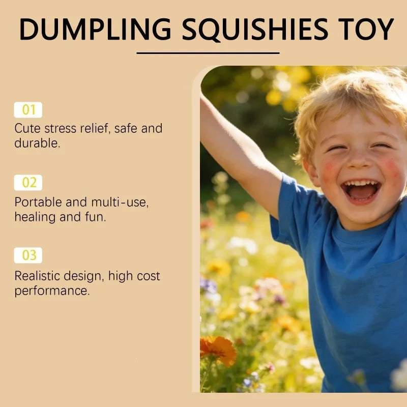 Slow Rebound Dumpling Squishy with Steamer