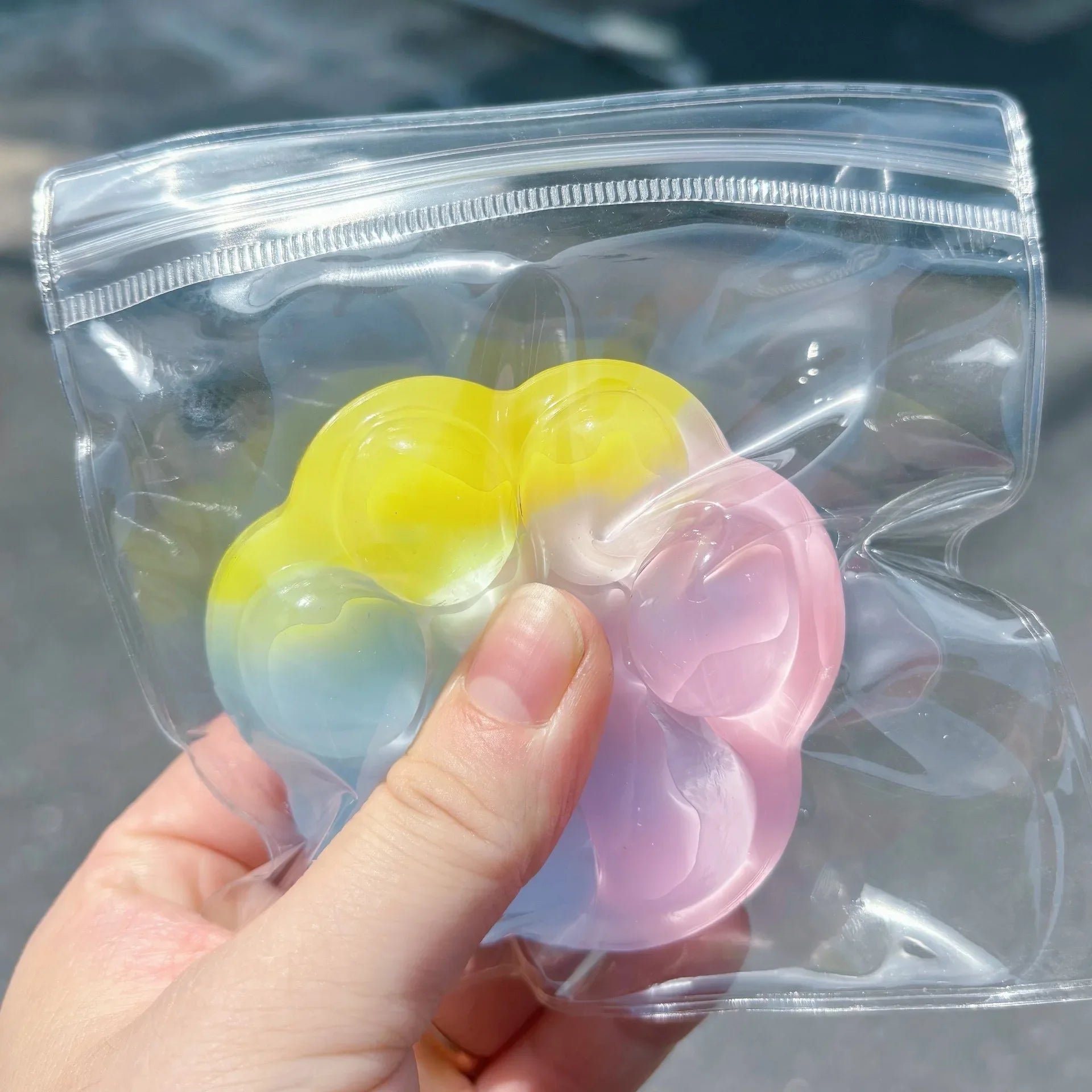 Rainbow Cat Paw Squishy Slow Rebound Pinch — Stress Relief Birthday Gift