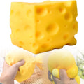 Large Cheese Block Squishy (7cm) — Slow Rebound Toy