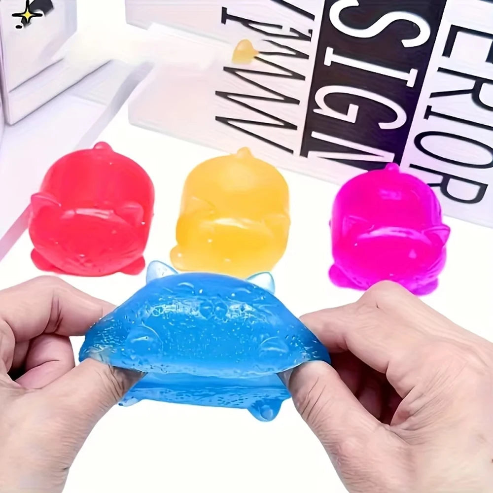 Mini Cute Cat Maltose Decompression Toy — Non-Toxic Pressure Relief