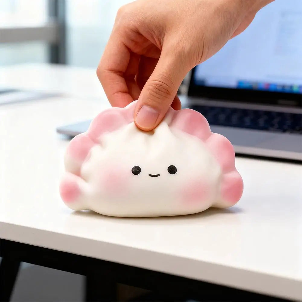 Kawaii Steam Bun Dumpling Squishy — Slow Rising Gift Toy