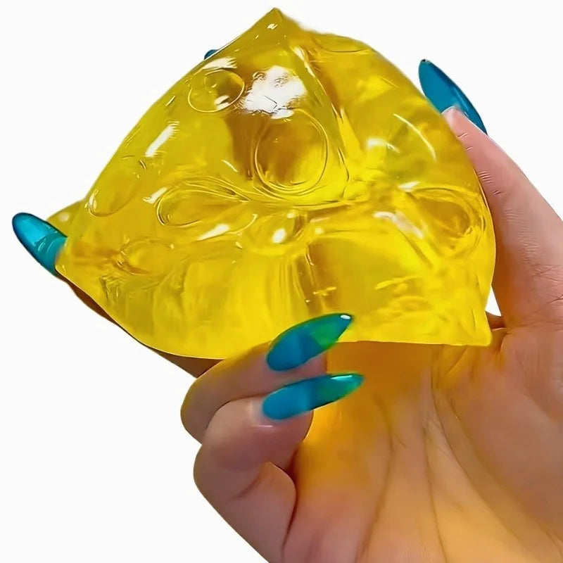 Honey Cheese Square Mochi Squishy — Soft Anti-Stress Sensory Gift for Adults