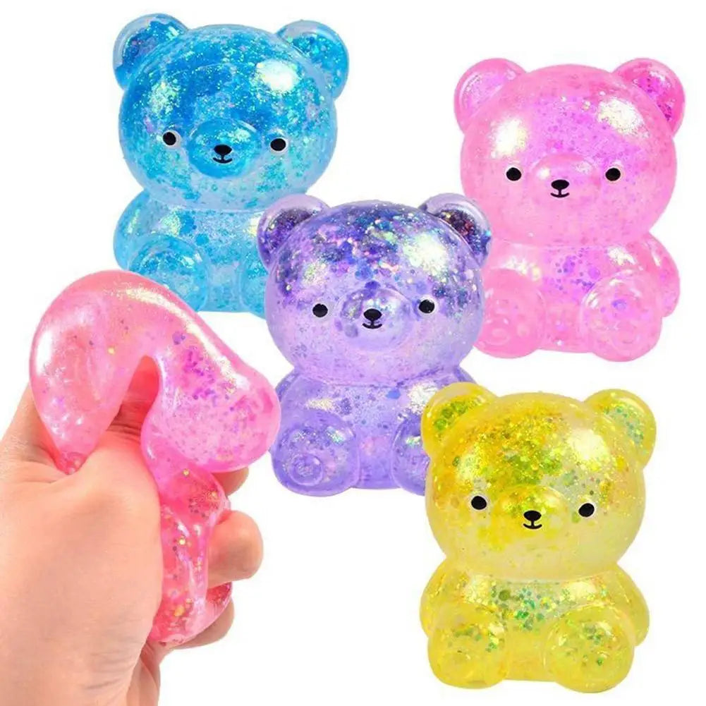 Glitter Capybara Squishy Toy