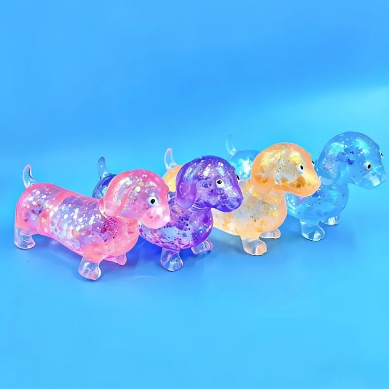 Sparkling Sausage Dog Squishy