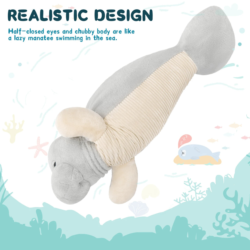Large Manatee Plush Toy