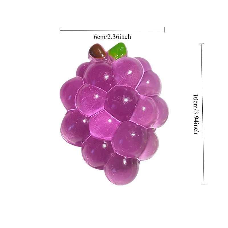 Squishy Grape Bunch Fidget Toy