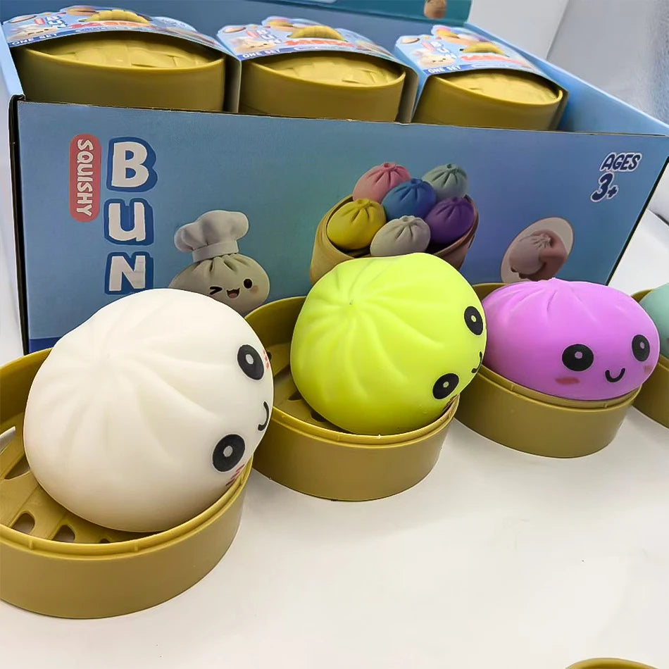 Wholesale Colorful Dumpling Squishy Blind Box — Bulk Stress Relief Toy