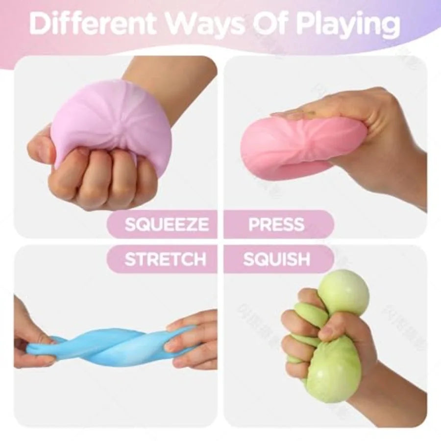 Dumpling Squishy Mystery Box — Viral Bao Bun Stress Relief Toy