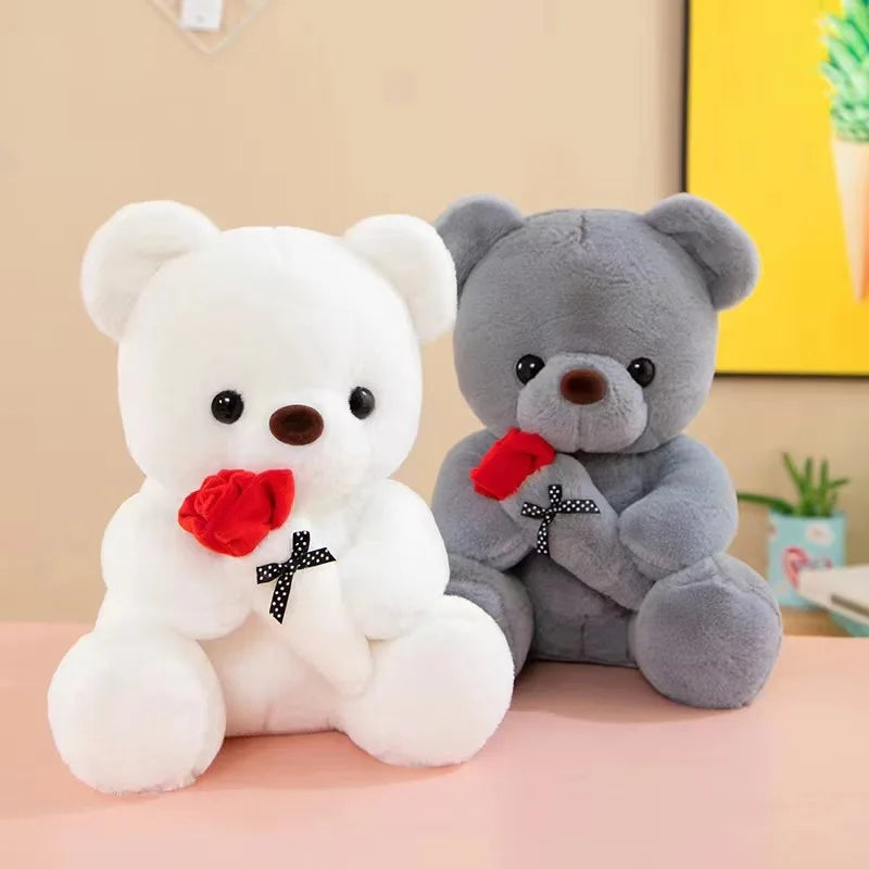 Rose Bear Plush Gift