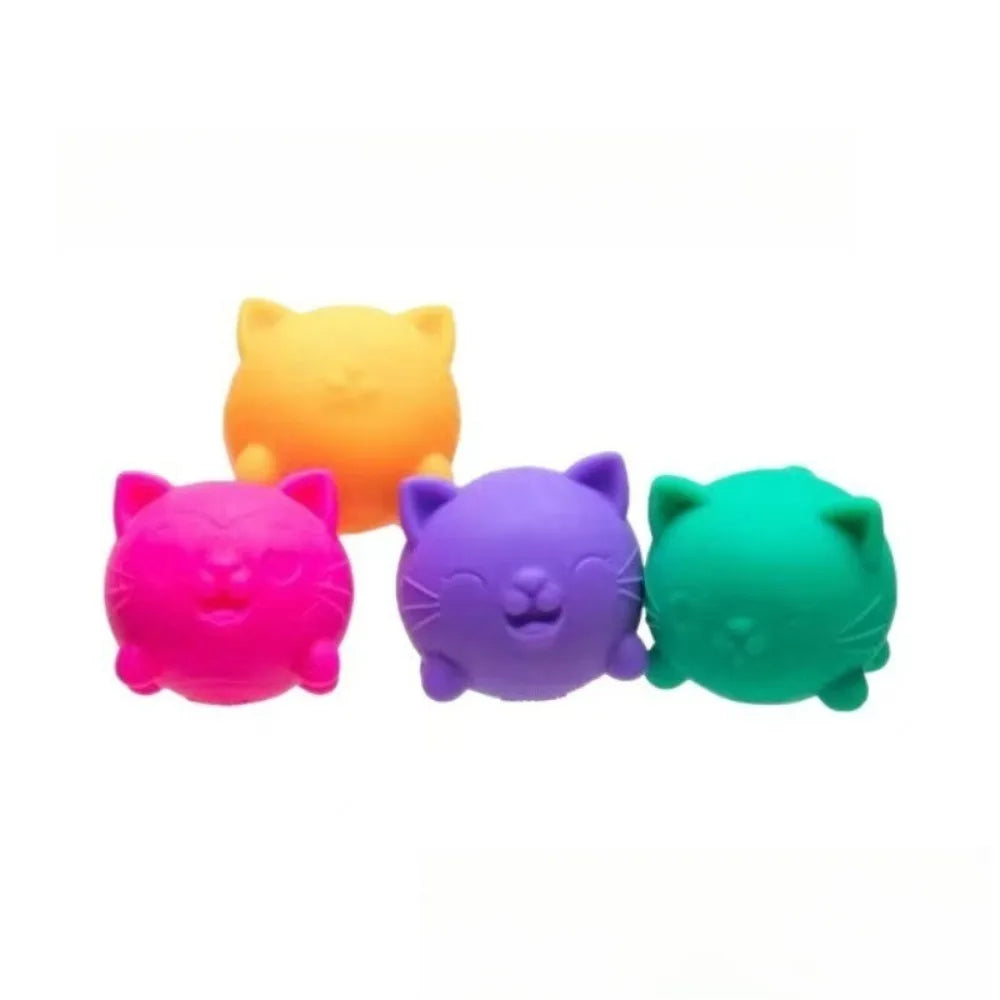 Cute Pet Cat Squeeze Toy — Children Decompression Pinch Music Sensory