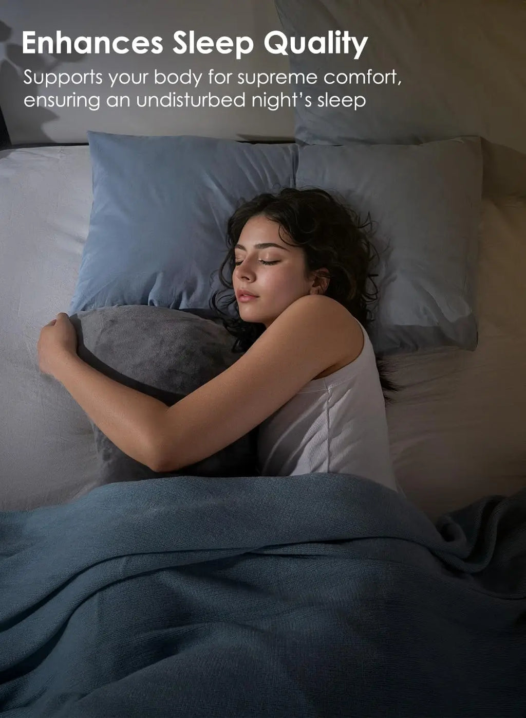 S-Shaped Hug Pillow for Side Sleepers