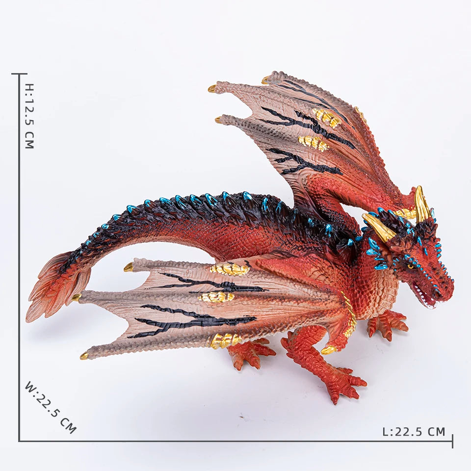 Gold Magic Dragon Action Figure - Mythical Beast Collectible