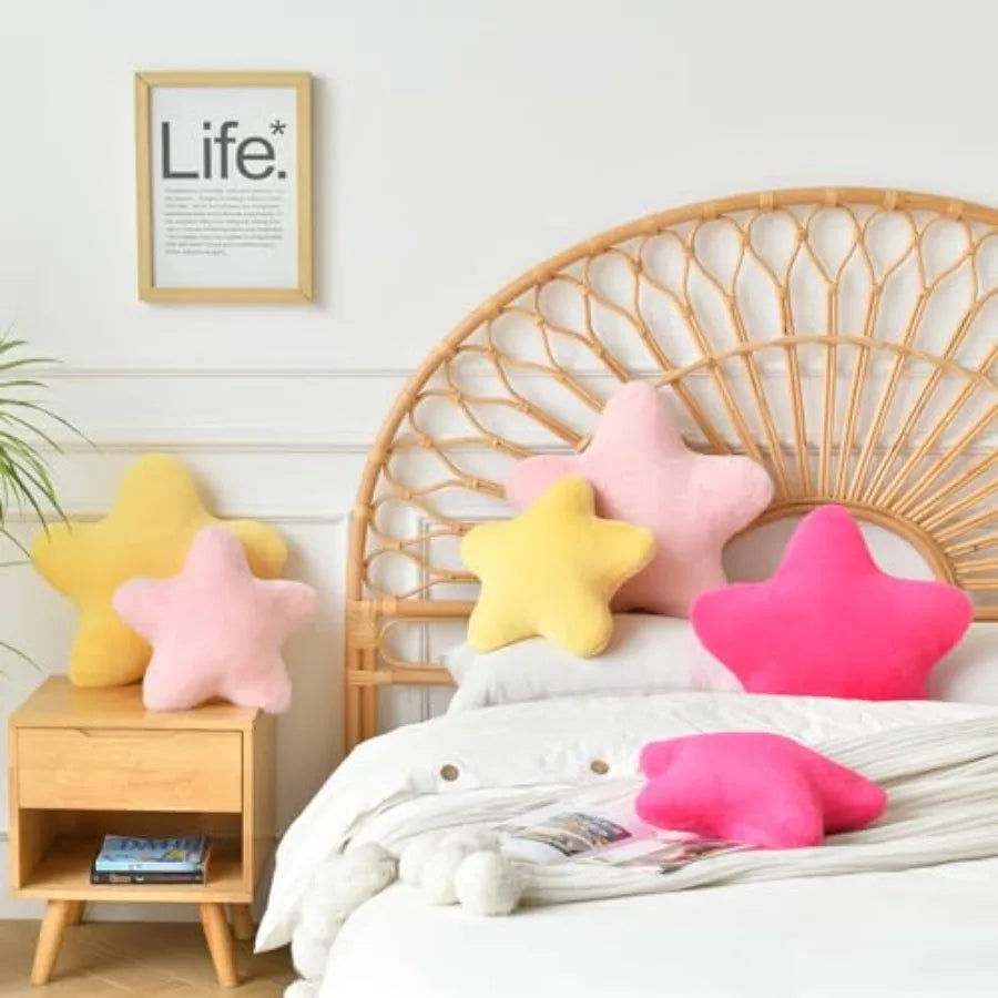 Plush Star Throw Pillow