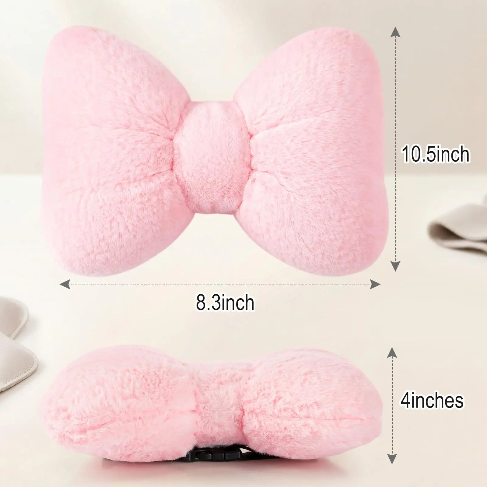 Bow Headrest Car Neck Pillow Set (2-Pack)