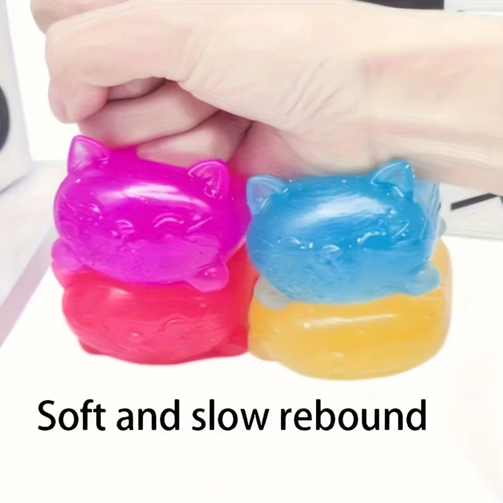 Mini Cute Cat Maltose Decompression Toy — Non-Toxic Pressure Relief