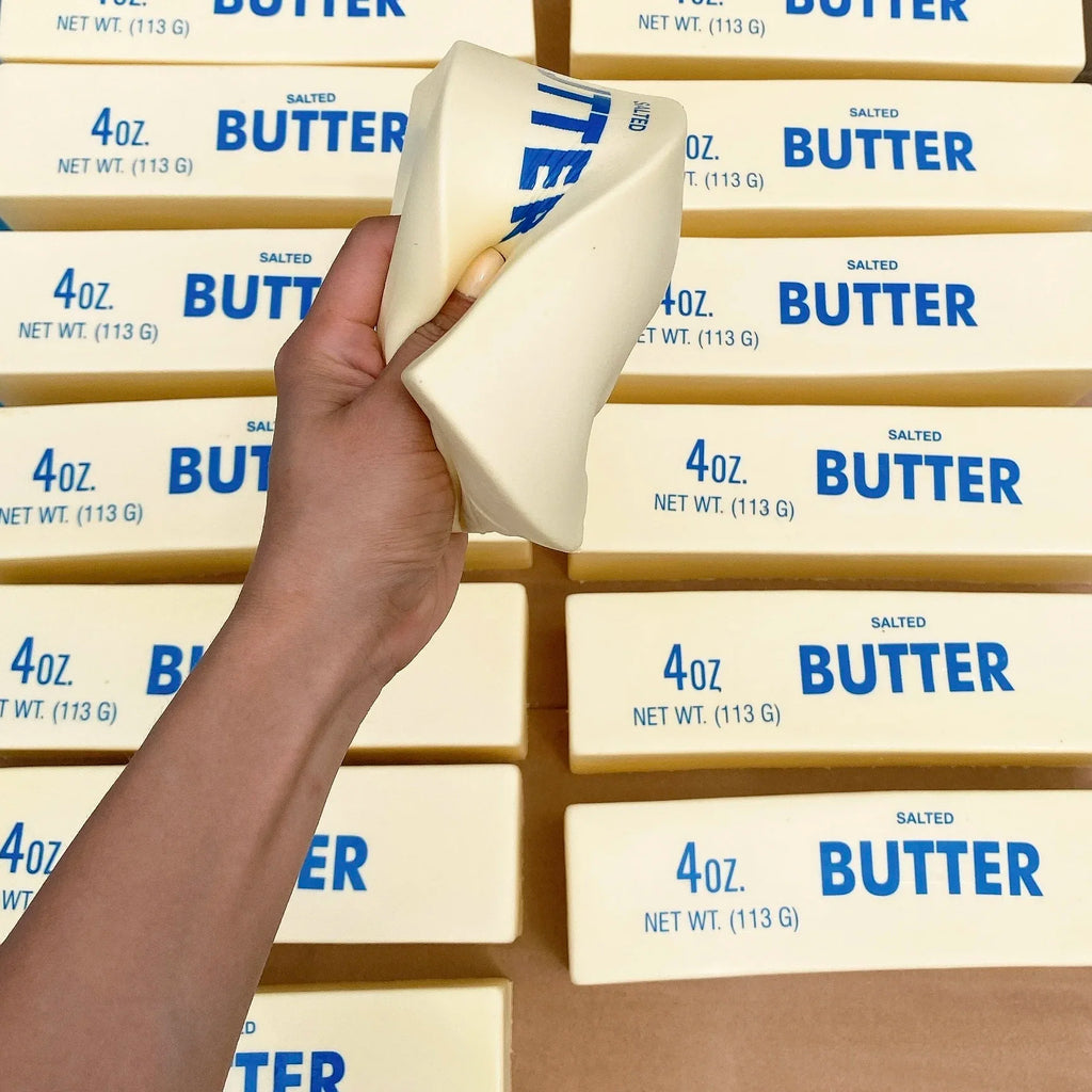 Giant Butter Stick Squishy — Slow Rising Fidget Toy