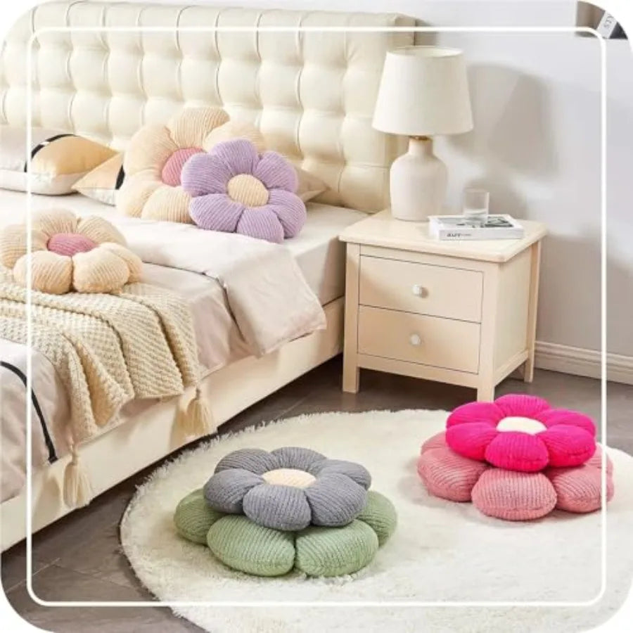 Flower-Shaped Floor Pillow