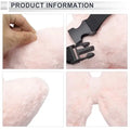 Pink Bow Memory Foam Headrest Pillow