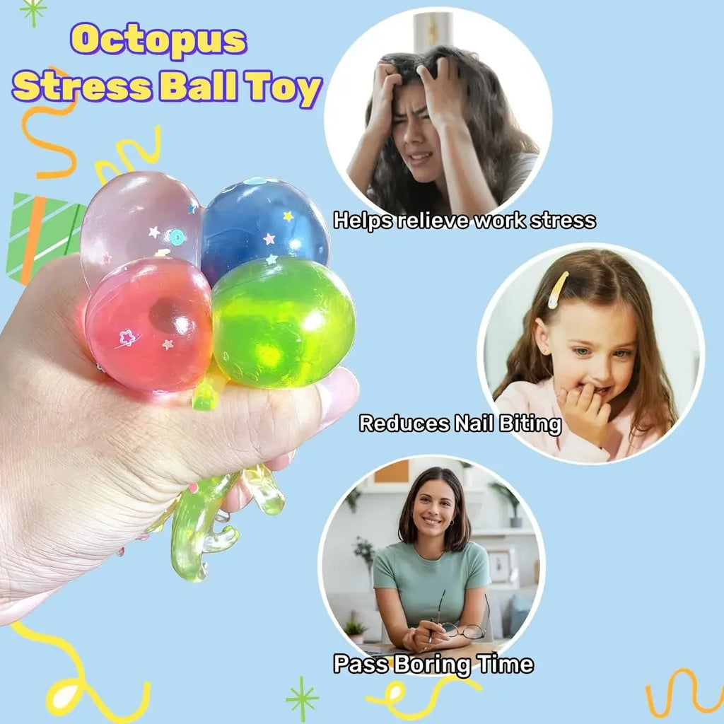 Octopus Squishy Fidget Ball