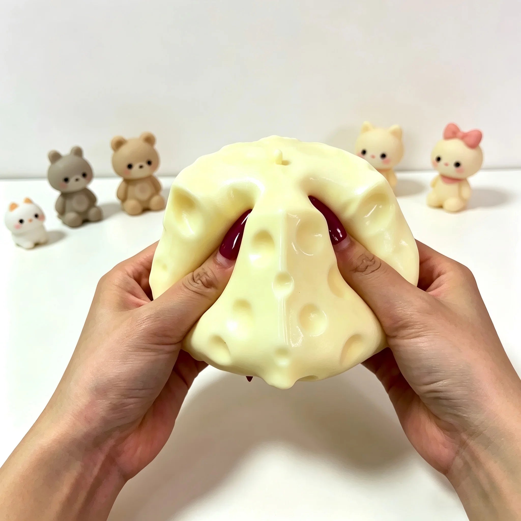 Giant Cheese Cube Squishy