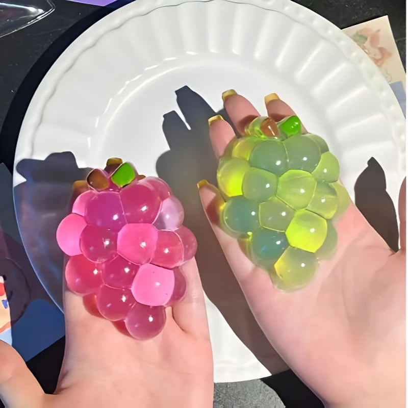 Squishy Grape Bunch Fidget Toy