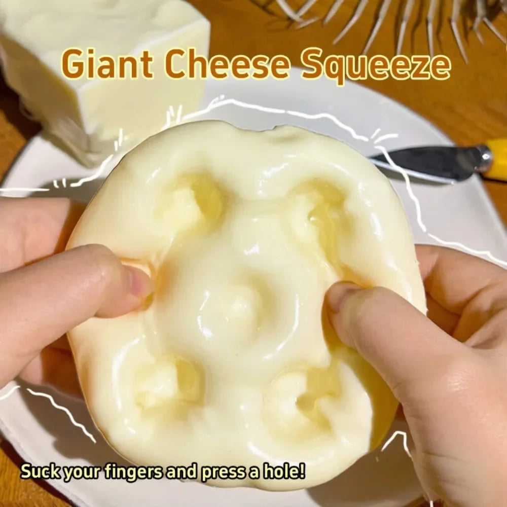 Taba Cheese Cube Squishy — Shapeable Stress Ball