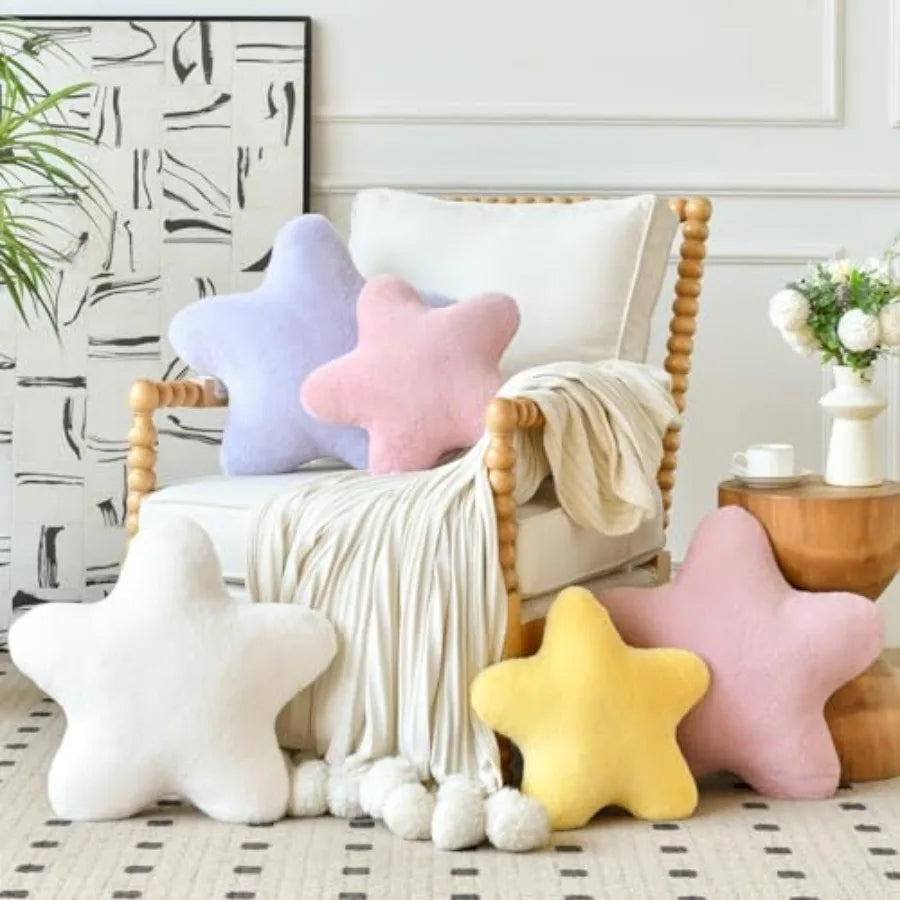 Plush Star Throw Pillow