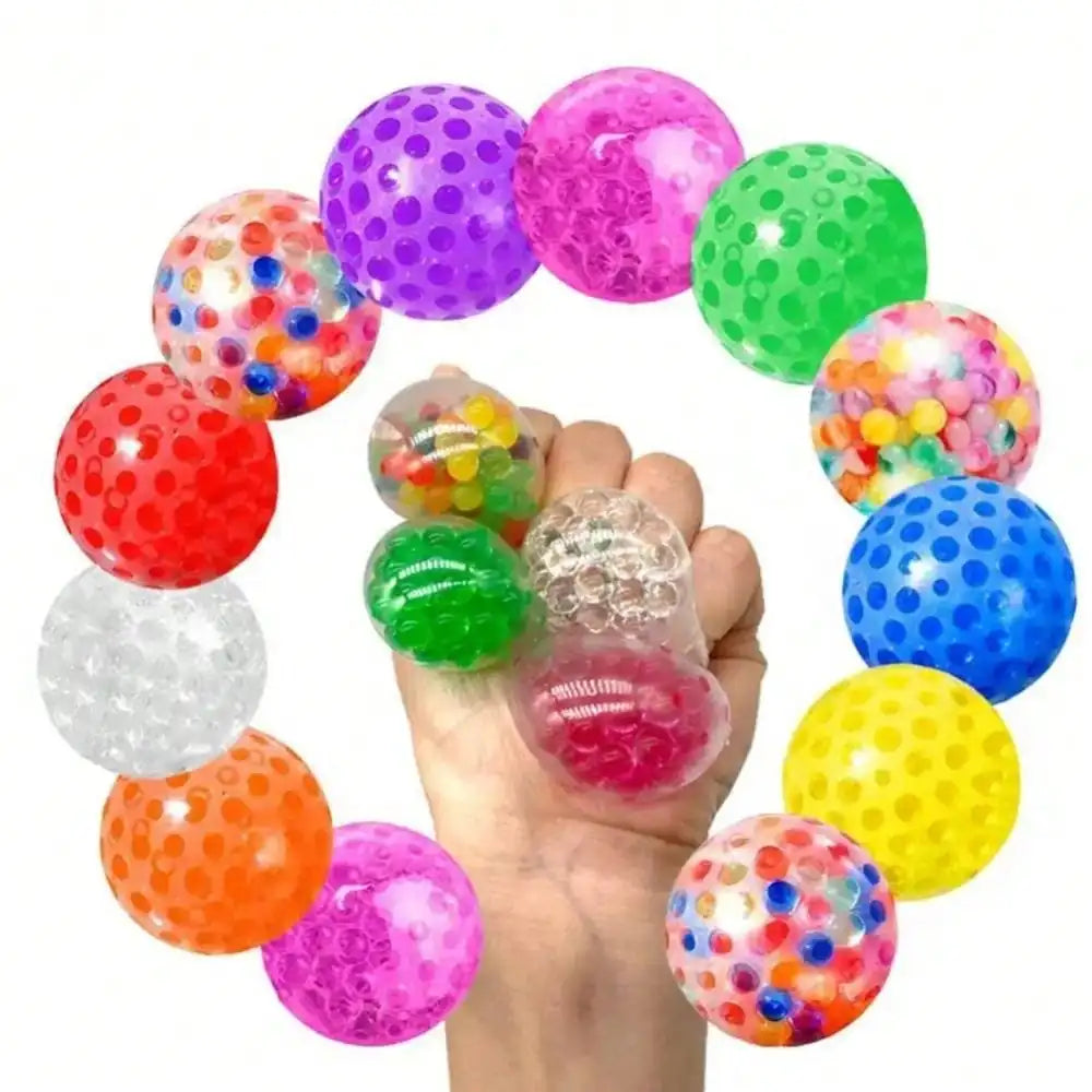 Sensory Stress Ball 10-Pack — Squishy Fidget Toys for Autism & Kids