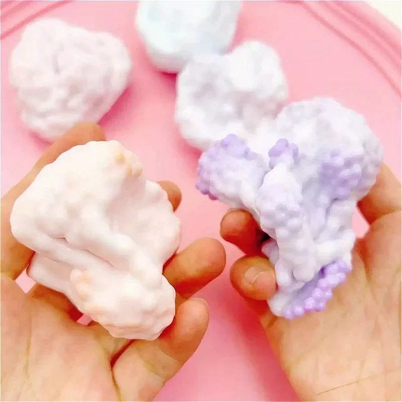 Handmade Noisy Squeeze Ball — ASMR Slow Rebound Toy (6.5cm)