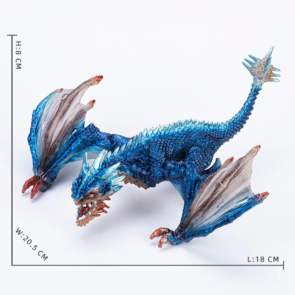 Gold Magic Dragon Action Figure - Mythical Beast Collectible