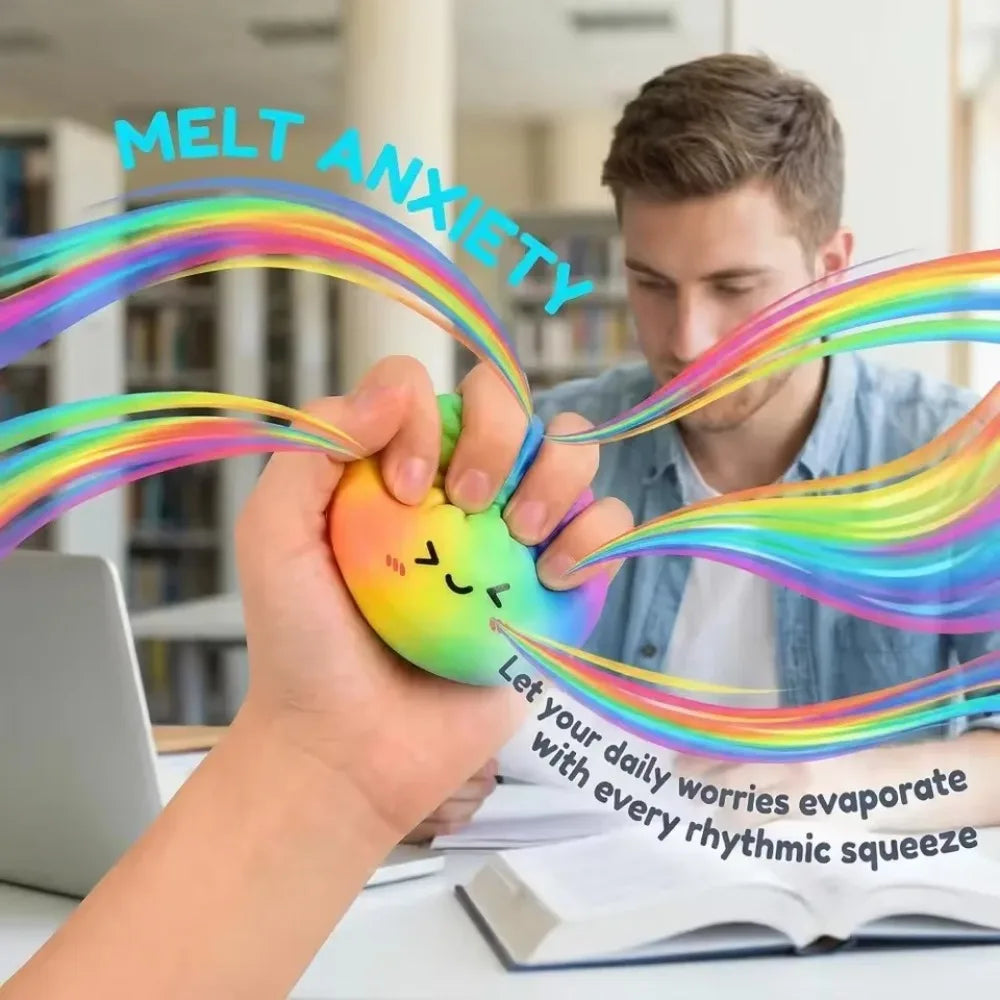 New Glitter Dumpling Squeeze Toy Set — Slow Rebound Pressure Ball
