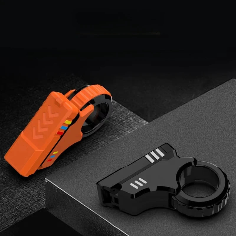 Rotary Finger Slider Fidget Toy — 3D Printed Ratchet Fingertip Desk Toy