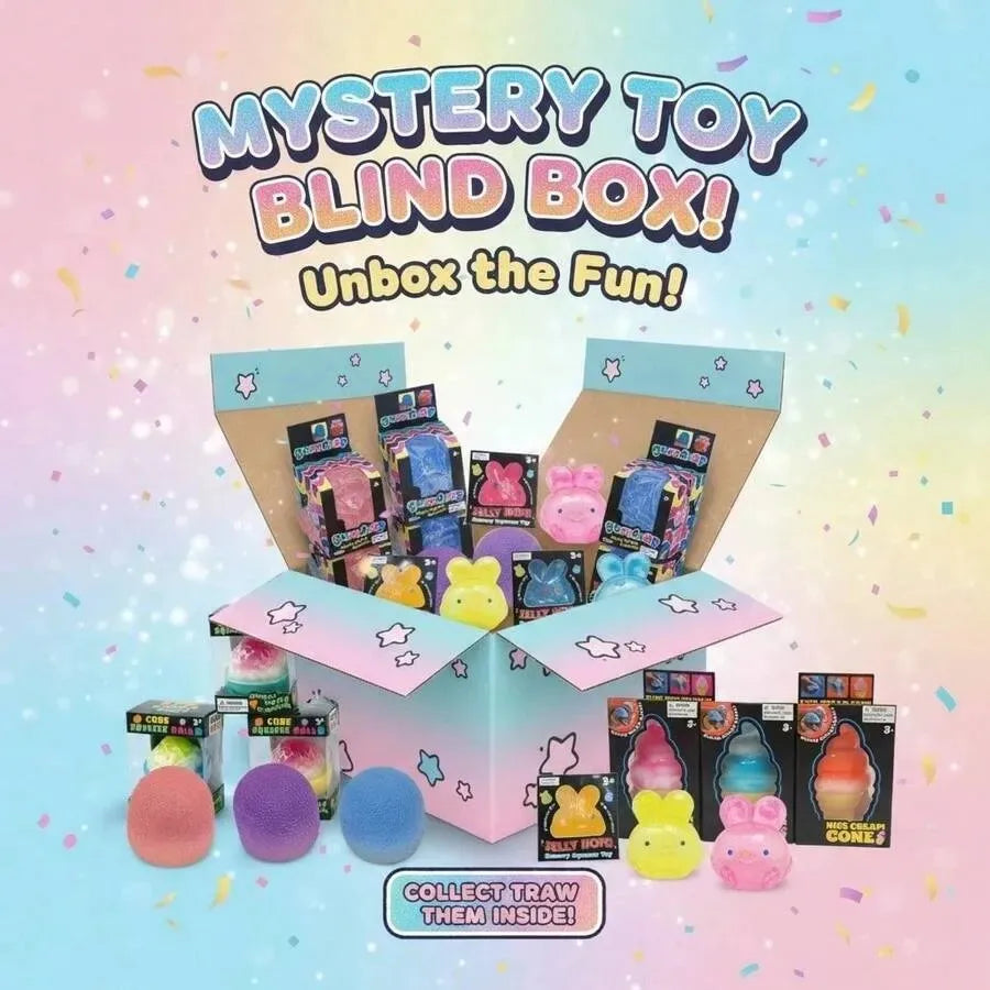 Mystery Squishy Surprise Box — Food and Ocean Theme