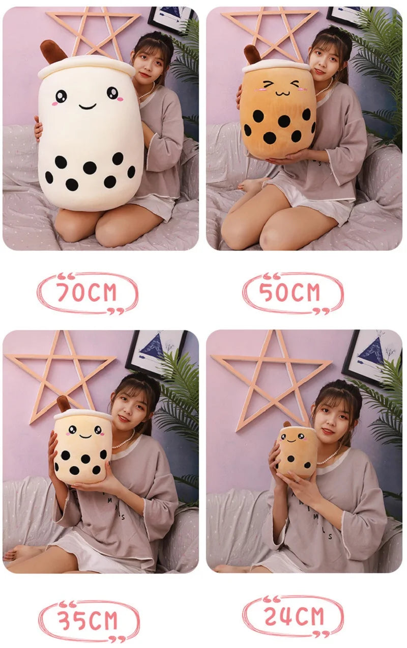 Boba Milk Tea Plush Pillow