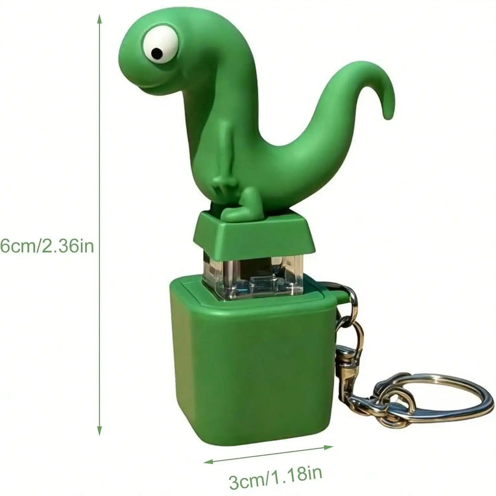 Sound Button Lizard Keychain Fidget