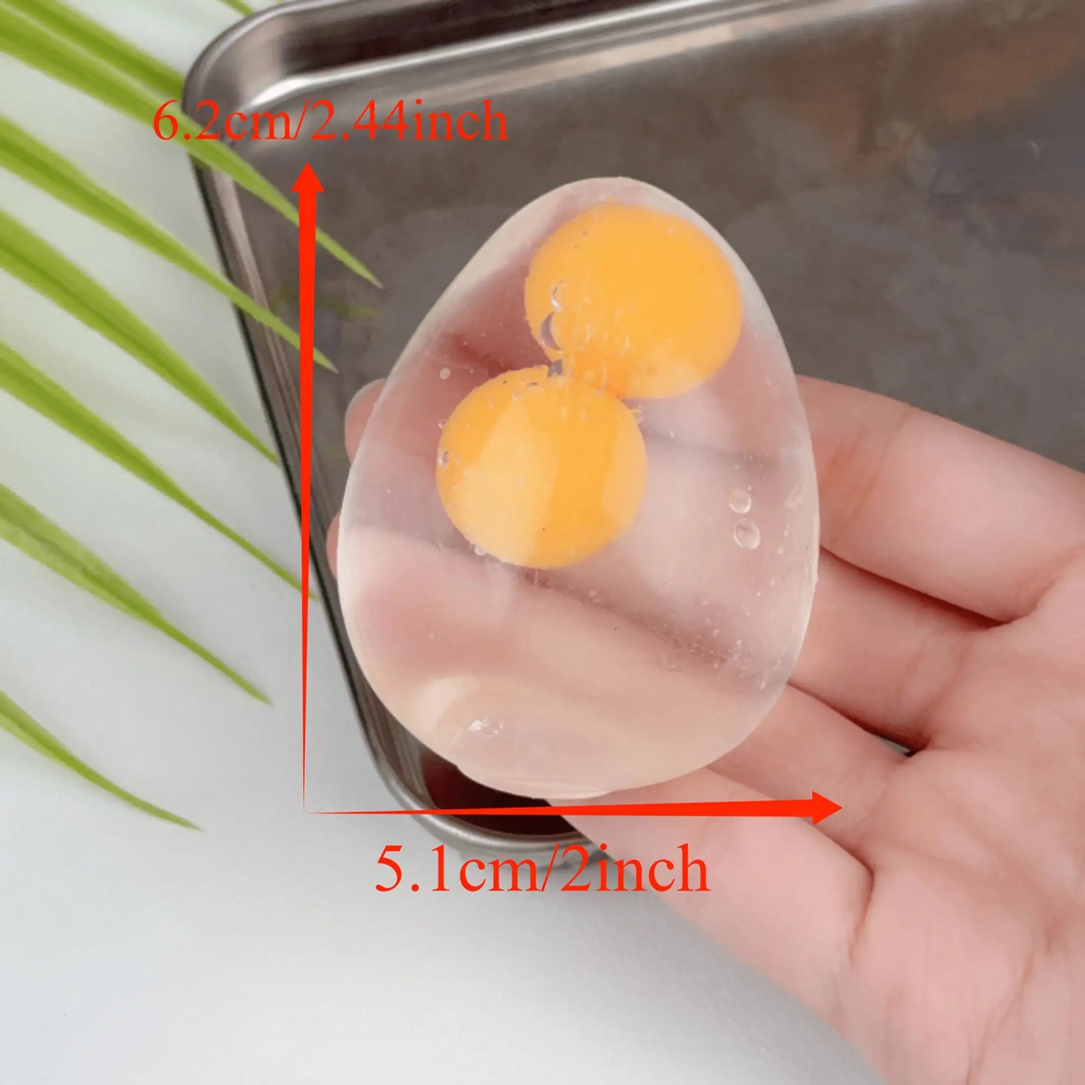 Liquid Egg Yolk Squishy Stress Ball — Random Color