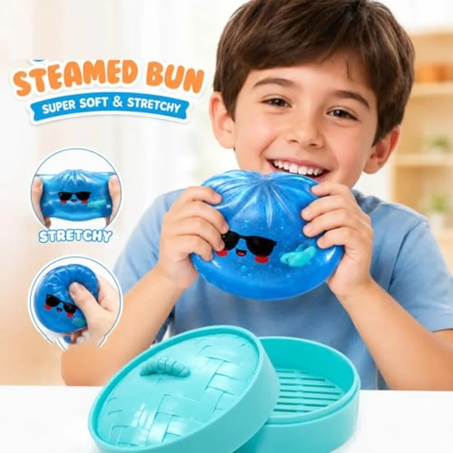 Shark Dumpling Squishy Mystery Box — Random Color (1 of 7 Styles)