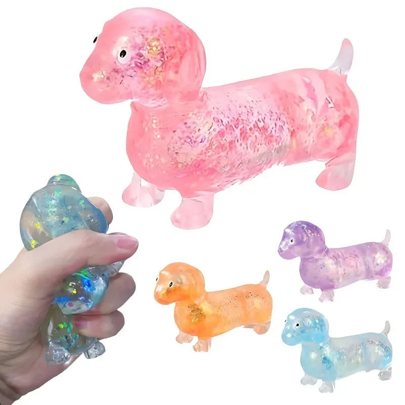 Sparkling Sausage Dog Squishy